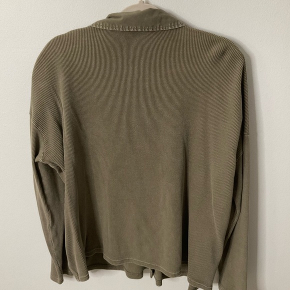 Forever 21 Waffle Lightweight Shacket Small - Picture 4 of 4